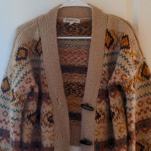 Patterned cardigan